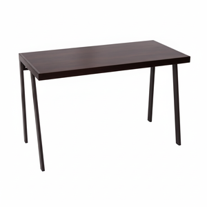Scrivania per computer con piano in legno e struttura in metallo - Product Image 1
