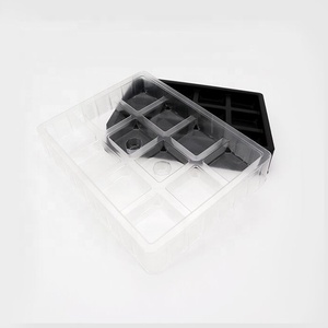 Vassoi <span class=keywords><strong>in</strong></span> <span class=keywords><strong>Plastica</strong></span> PET Trasparente Personalizzati per Confezioni di Cioccolato <span class=keywords><strong>con</strong></span> Divisori e Inserti - Product Image 3
