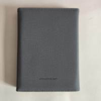Portefeuille A5 en PU rigide personnalisé en gros avec carnet à spirale amovible, emplacements pour cartes de visite, grande poche et fermeture magnétique