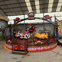 Attraction de parc d'attractions personnalisée : Manège Crazy Bull pour enfants