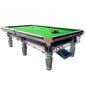 Tavolo da <span class=keywords><strong>Biliardo</strong></span> su Misura in Legno Massello con Piano in Ardesia e Rivestimento in Pelle, Stile Snooker Cinese, Direttamente dalla Fabbrica - Product Image 3