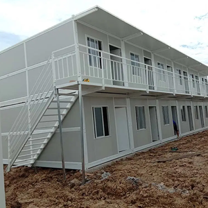 Maison conteneur pliable modulaire préfabriquée, isolée, résistante aux intempéries, à montage rapide, portable, pour hébergement extérieur chinois - Product Image 2