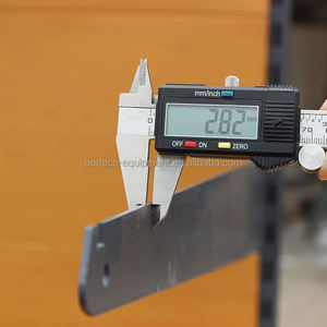 Rak Pembatas <span class=keywords><strong>Display</strong></span> Supermarket Kayu & Logam, Tugas Berat, Bentuk L, Berdiri Sendiri, Warna Putih - Product Image 3