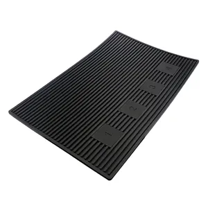 理发店橡胶防滑垫垫定制标志Magneti黑色柔性耐热垫理发工具