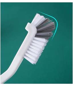 Spazzola per <span class=keywords><strong>Pulizia</strong></span> Cucina con Manico Lungo e Setole Rigide in Plastica per Lavaggio Profondo di Pentole, Piatti, Bordi e Angoli - Product Image 4