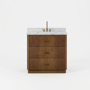 Modern Solid Wood Bathroom Cabinet Toilet Set <b>Vanity</b> with LED <b>Mirror</b> and Porcelain Basin Water Resistant Hotel Use - Product Image 1
