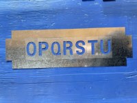 Pochoirs en métal découpés au laser en alliage d'aluminium ajouré réutilisables pour l'identification des équipements de peinture au pistolet
