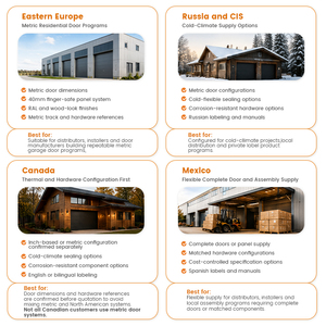 <span class=keywords><strong>Porte</strong></span> <span class=keywords><strong>de</strong></span> <span class=keywords><strong>garage</strong></span> sectionnelle pour usage résidentiel, style européen, en acier isolé, à nervures, automatique, OEM, vente en gros - Product Image 3