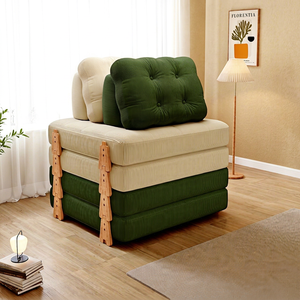 Sofá Cúbico de Espuma de Alta Densidad, Estilo Moderno y Minimalista, Reclinable, Tipo Tofu, para Apartamentos Pequeños, Venta al Por Mayor - Product Image 1