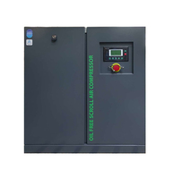 3.7 KW 5 HP Ventes d'usine Compresseur d'air à défilement silencieux sans huile à entraînement direct Ensemble complet Compresseur à défilement