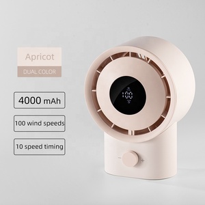 100 nivel de velocidad portátil DC sin escobillas 4000mAh KC USB escritorio Mini ventilador de mesa China ventilador de batería de carga recargable - Product Image 2