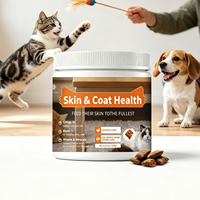 Friandises à mâcher souples pour chats, faible MOQ, pour la santé des poils et de la peau, et la prévention des boules de poils