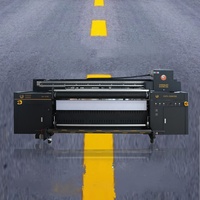 Machine d'impression de peinture sur toile 3.2m équipement d'impression pour PU cuir Tyvek affiche bannière publicité UV imprimante hybride