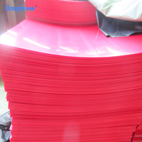 Feuilles de plastique ABS bicolores résistantes aux UV pour gravure laser, imperméables et prédécoupées