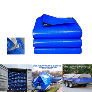 120gsm impermeable resistente al desgarro Anti-UV aire acondicionado obturador 4*4 Pe lona cubierta de camión para uso al aire libre - Product Image 1