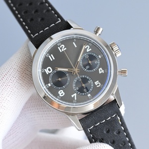 Reloj Mecánico de Alarma Simple, de Lujo, de Marca de Diseño, Unisex, para Negocios, de Acero Inoxidable de 42 mm, con Cristal de Zafiro Azul de 20 mm - Product Image 2