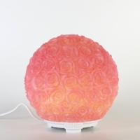 Diffuseur d'arôme pour aromathérapie, dispositif d'air LED en forme de Rose, huile essentielle, 3D sphérique, diffuseur ultrasonique de résine,