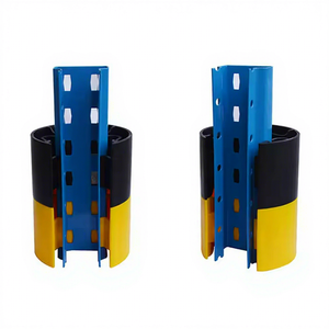Hoge kwaliteit plastic, lichtgewicht, stapelbaar, eenvoudig te installeren, schokabsorberende, beschermende, rechtopstaande schapbeschermers - Product Image 3