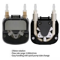 Kamoer KPK400 pompe péristaltique à 3 rouleaux nouveau style avec débit 260-400 ml/min 12V/24V sans balais basse pression OEM personnalisable