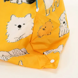 กระเป๋าเป้สะพายหลังโพลีเอสเตอร์แบบเชือกรูดสำหรับเล่นกีฬายิมกันน้ำใช้ซ้ำได้จุได้เยอะกระเป๋าช้อปปิ้งสำหรับเดินทาง - Product Image 4