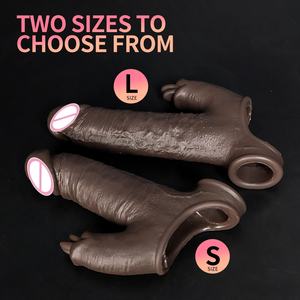 Dildo Penis Realistis Lucu Mudah Dibersihkan Dapat Digunakan Kembali Mainan Seks Dewasa Stimulasi Rose Kenikmatan Seksual - Product Image 4