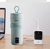 Chauffe-eau et chauffe-lait portable Bouilloire de voyage portable pour les voyages Modes de chauffage doubles pour le lait maternel et l'eau
