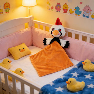 Bambola Calmante Personalizzata per Neonati, Asciugamano Morbido a Forma di Animale, Giocattolo per Dormire, Allevia l'Ansia - Product Image 5