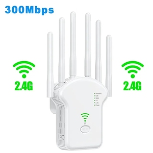 Repetidor <span class=keywords><strong>WiFi</strong></span> U13 de 1200Mbps, Repetidor de <span class=keywords><strong>Señal</strong></span> <span class=keywords><strong>WiFi</strong></span> Inalámbrico de Alta Ganancia con 6 Antenas, Amplificador de Red de Doble Banda 2.4G 5G, <span class=keywords><strong>Router</strong></span> WPS - Product Image 4