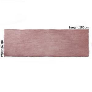 New Style handgemachte Falten Rayon Modal Viskose Hijab mit Quasten Long Style Soft Breath able Dirty Dye Schal Schal Sommer Muslim - Product Image 6