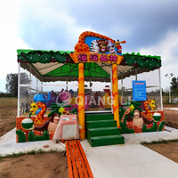 Manège de parc d'attractions pour enfants QiangLi, équipement de terrain de jeux extérieur, capacité de 500 kg pour plus de 10 passagers