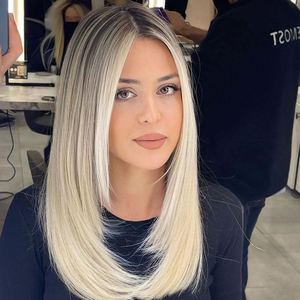 Hot Bán Nhà Máy Outlet Bob Ánh Sáng Vàng Gradient Tổng Hợp Chịu Nhiệt Tóc Giả Tóc Ngắn Thẳng Tóc Giả Với <span class=keywords><strong>Bangs</strong></span> Phụ Nữ Da Đen - Product Image 1