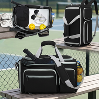 Mochila de Pickleball de Gran Capacidad, Bolsa Deportiva Multibolsillos para Entrenamiento en Cancha y Viajes