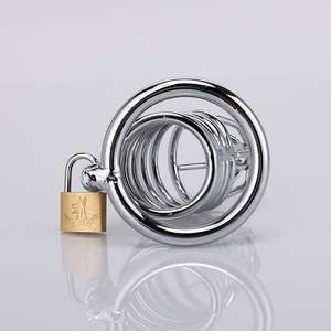 Jaula de Castidad Masculina Gelances, Juguete Sexual SM, Anillos de Metal de 3 Tamaños Activos, Dispositivo de Abstinencia para Ejercicios de Pene, Impermeable, para Adultos - Product Image 4