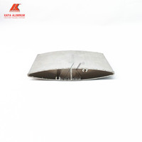 Panneau de persiennes en aluminium à profil d'aile d'avion, moderne, durable, horizontal, en alliage d'aluminium pour extérieur, idéal pour hôtels
