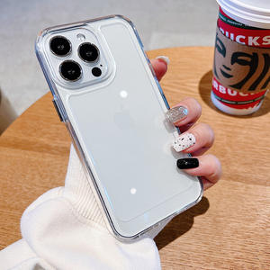 1.5mm dur clair PC étui de téléphone portable pour Apple iPhone X XR <span class=keywords><strong>11</strong></span> 12 13 14 15 16 Pro Max antichoc accessoire couverture - Product Image 4