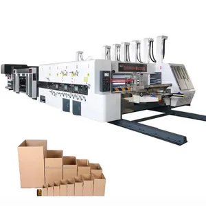 Máquina encoladora de carpetas de cajas de papel de 1200x2400mm, máquina encoladora plegable y máquina de coser para caja corrugada