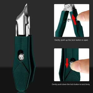 Nouvelles Pinces à Ongles Professionnelles Longues et Obliques, Super Affûtées, à Large Ouverture, en Acier Inoxydable, pour les Résidus des Ongles, Portables - Product Image 4