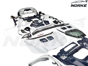 <span class=keywords><strong>NORKE</strong></span> Nouveau Kit Carrosserie Large en Fibre de Carbone pour SF90 Stradale Style 90XX, en Carbone Sec 3K Twill, comprenant Pare-chocs Avant, Capot, Aile Avant et Aileron Arrière - Product Image 4