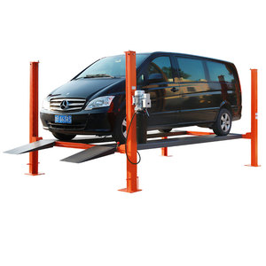 Gran oferta Hobby Enthusiast 8000lbs elevadores de cuatro postes para servicio de coche de garaje en casa con Kits de ruedas/bandejas de goteo/bandeja de gato rodante - Product Image 2