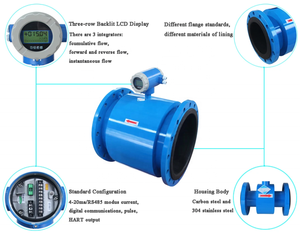 Giá rẻ IP68 kỹ thuật số điện từ đo lưu lượng không thấm nước OEM tùy chỉnh cho nước biển ăn mòn dầu và chất lỏng vừa - Product Image 5
