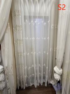 Offre spéciale de <span class=keywords><strong>tissu</strong></span> pour rideaux en voile <span class=keywords><strong>blanc</strong></span> de haute qualité à bas prix pour le salon - Product Image 4