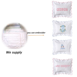 Oreiller personnalisé avec monogramme, oreiller avec initiale, oreiller personnalisé avec nom, taie d'oreiller personnalisée avec date <span class=keywords><strong>de</strong></span> <span class=keywords><strong>naissance</strong></span>, oreiller <span class=keywords><strong>de</strong></span> chambre d'enfant mignon - Product Image 6