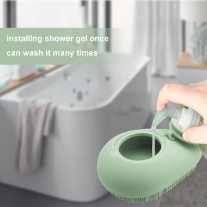 Brosse de bain unisexe en silicone haut de gamme avec logo personnalisé, brosse de bain multifonctionnelle, outil de gommage avec corde de suspension, brosse de nettoyage - Product Image 3