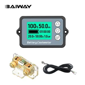 BW-TK15 80V350A Universele Lcd Auto Zuur Lood Lithium Batterij Spanning Capaciteit Indicator Meter Tester Coulomb Teller