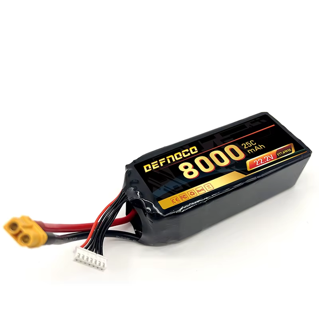 High Capacity 22.2V 8000mAh LiPo Battery Pack OEM Factory for RC FPV Racing Drones