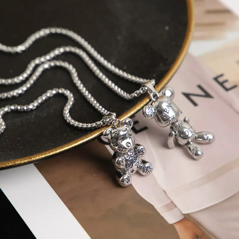 Kalung Vintage Di Leher Rantai Emas Wanita, Aksesori Berlapis Perhiasan untuk Anak Perempuan Hadiah Estetika Liontin Mode