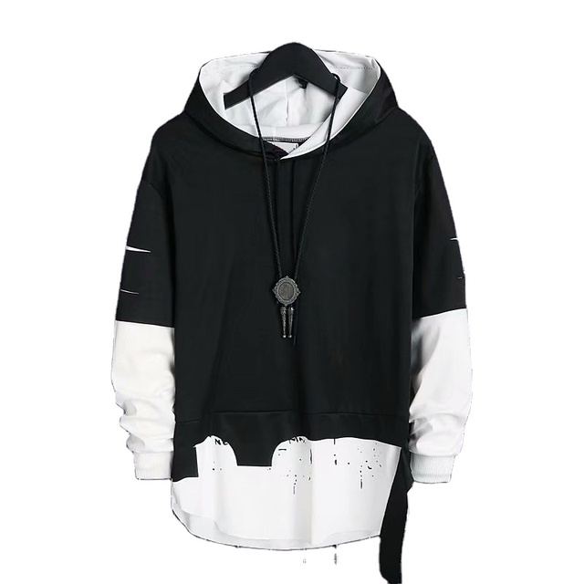 Hooded Short Sleeved T-shirt for Men's Summer Loose Hip-hop Five-part Sleeves Oversized Hoodies