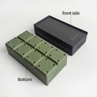 Boîte de rangement pour munitions de 9 mm ; Capacité de 78 coups ; Conception à tiroir ; Organisateur de balles de bureau ; Équipement portable pour stand de tir