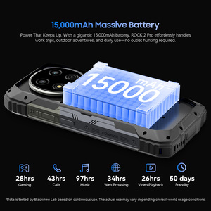 Blackview ROCK 2 Pro AI 5G 32GB 256GB 15000mAh 33W 6.67'' 120Hz Android 16 NFC UNISOC T8100 IP68 IP69K Téléphone robuste étanche - Product Image 4