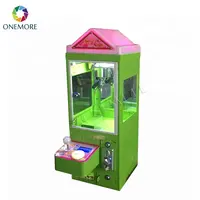 Coin operated vending game machine mini toy claw crane machine for sale
